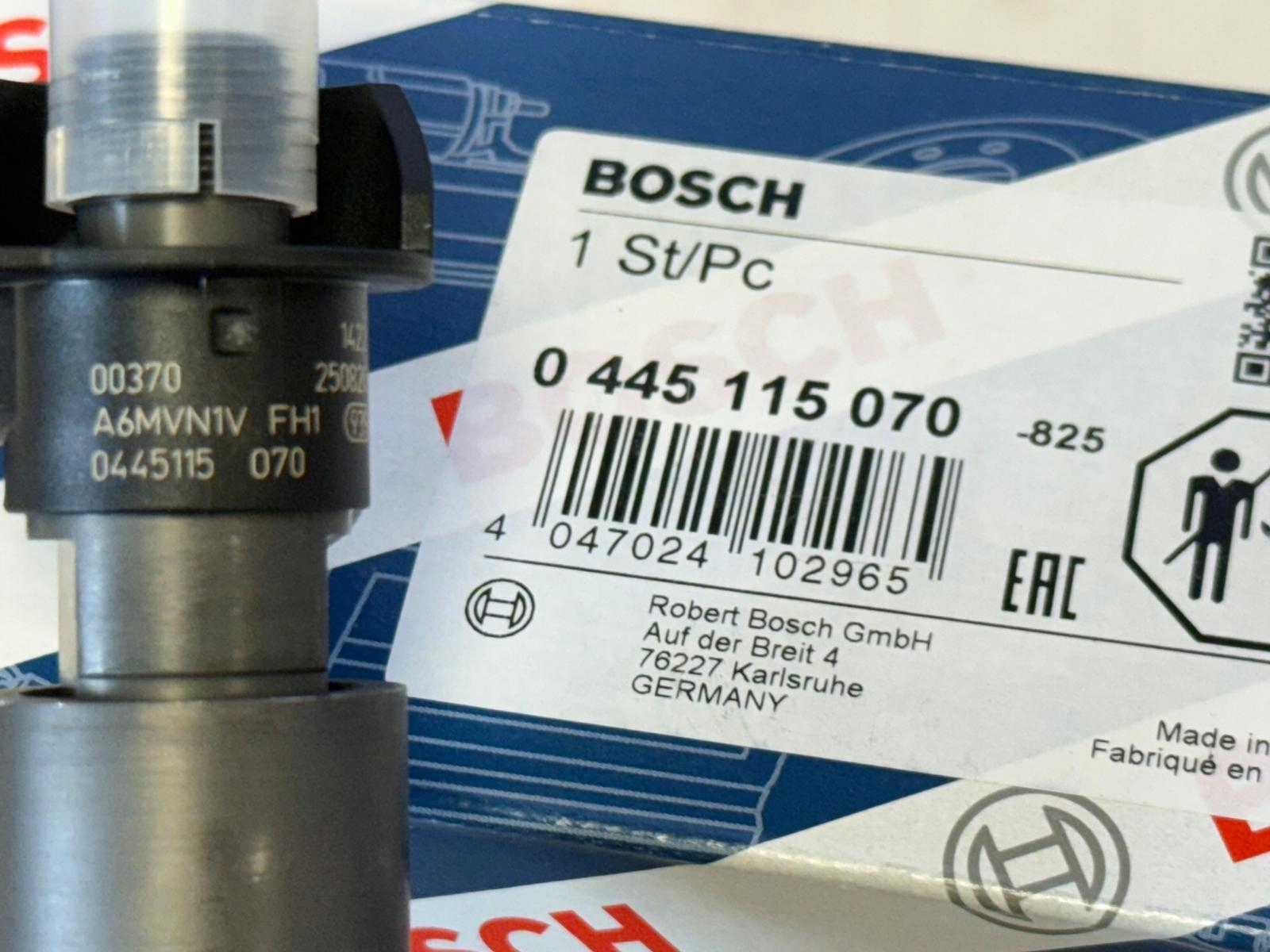 Sada 4 ks vstřikovačů 0445115048 — BMW X5 3.0 Bosch, En stock, taxe comprise — foto 6 z 9