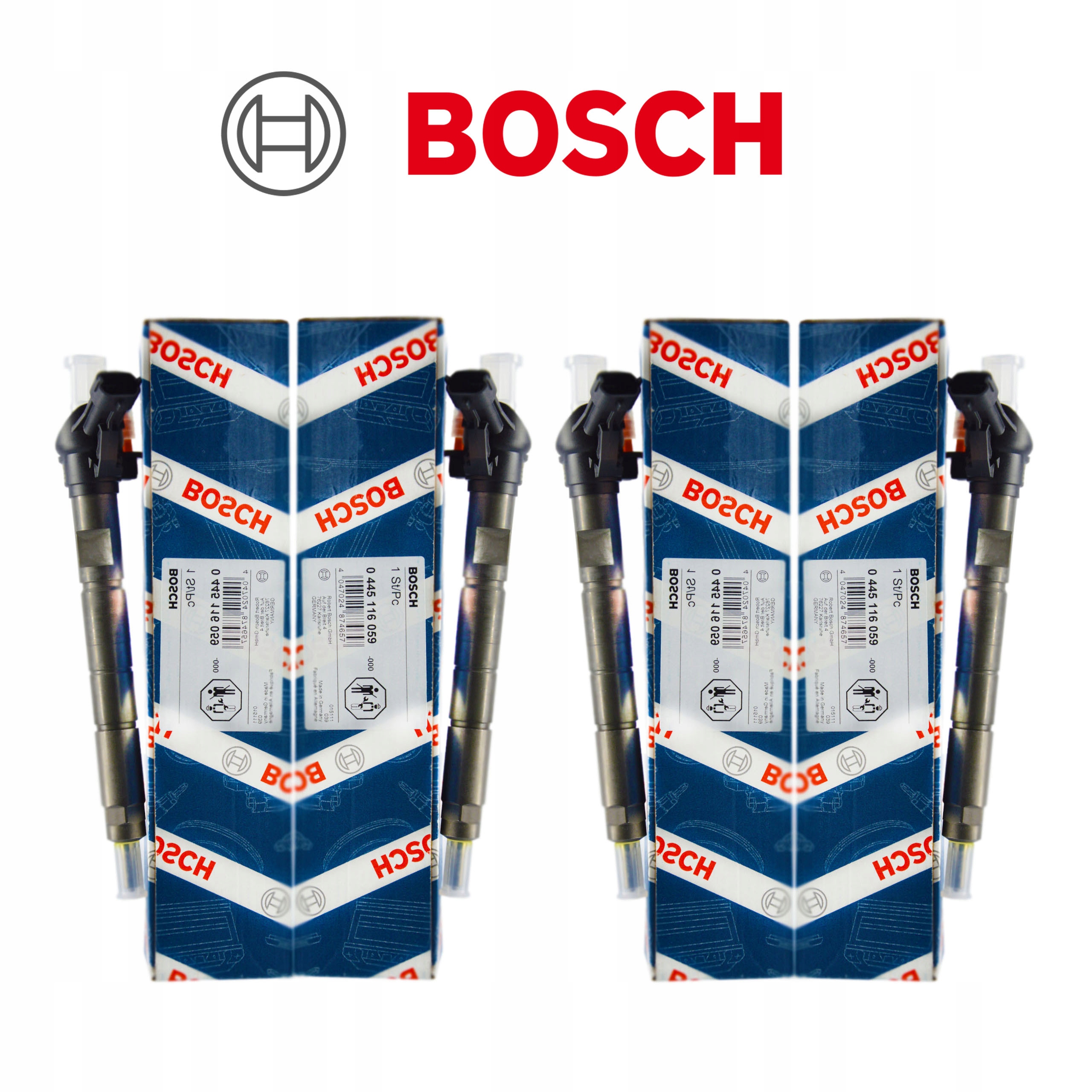 Sada 4 ks vstřikovačů Bosch 0445116019 — Fiat Ducato 3.0 MULTIJET, En stock, taxe comprise — foto 10 z 16
