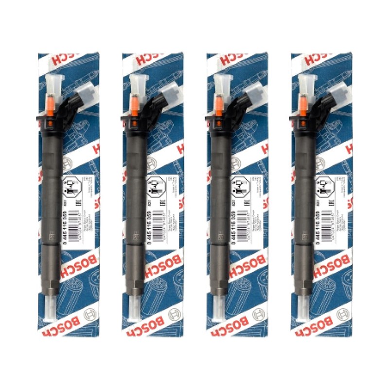 jeu de 4 injecteurs Bosch 1609848980 — Iveco 3.0
