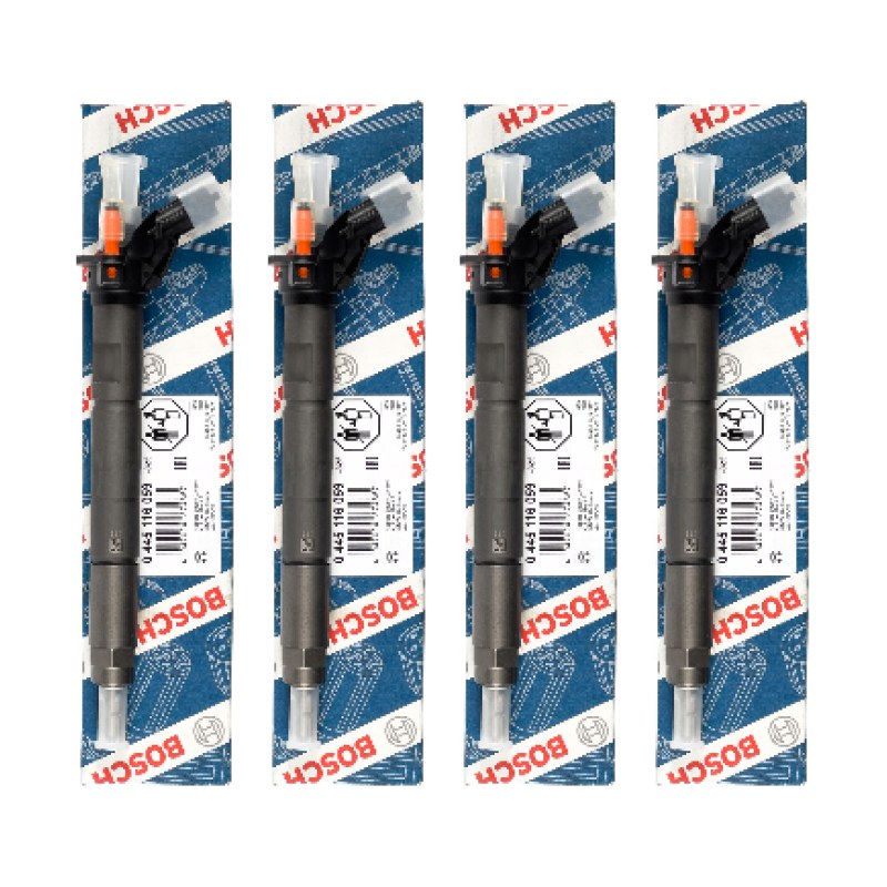 jeu de 4 injecteurs Bosch 1609848980 — Peugeot 3.0
