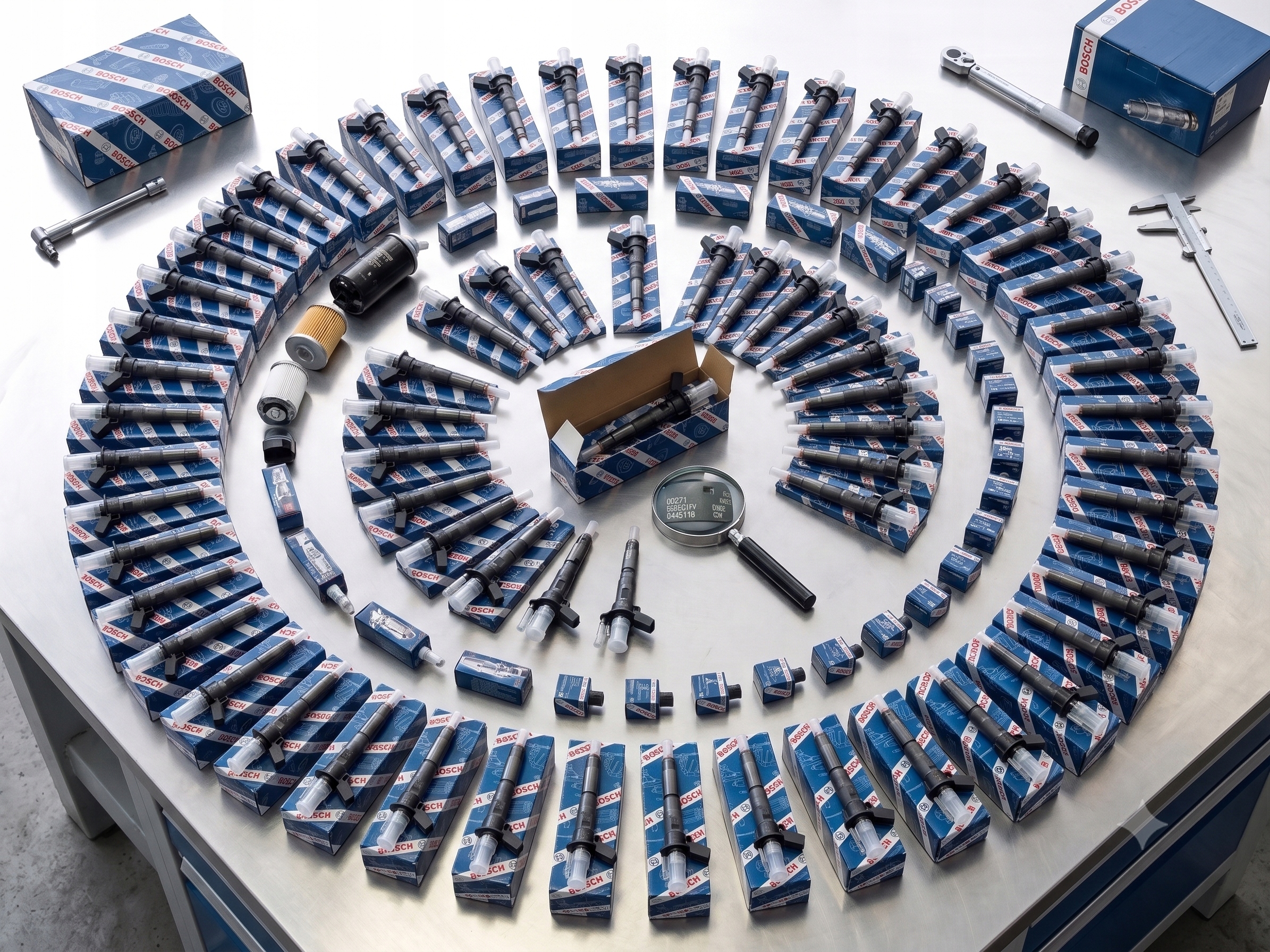 Sada 4 ks vstřikovačů Bosch 0445118037 — BMW X5 3.0, En stock, taxe comprise — foto 2 z 9