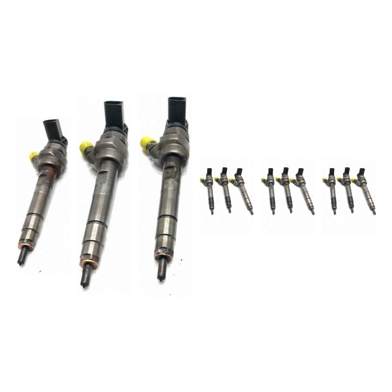BMW X6 jeu de 6 injecteurs d'occasion Bosch 0445110617
