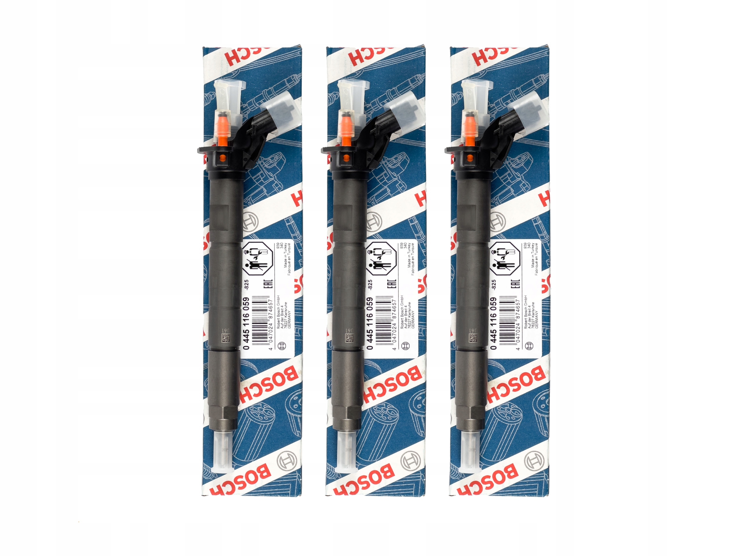 jeu de 4 injecteurs Bosch 5801540213 — Iveco 3.0