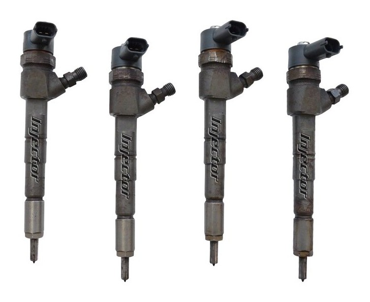 Alfa Romeo 159 1.9 JTDM 16V 110 KW 150 HP jeu de 4 injecteurs d'occasion BOSCH 71794089, 55196295, 55221020