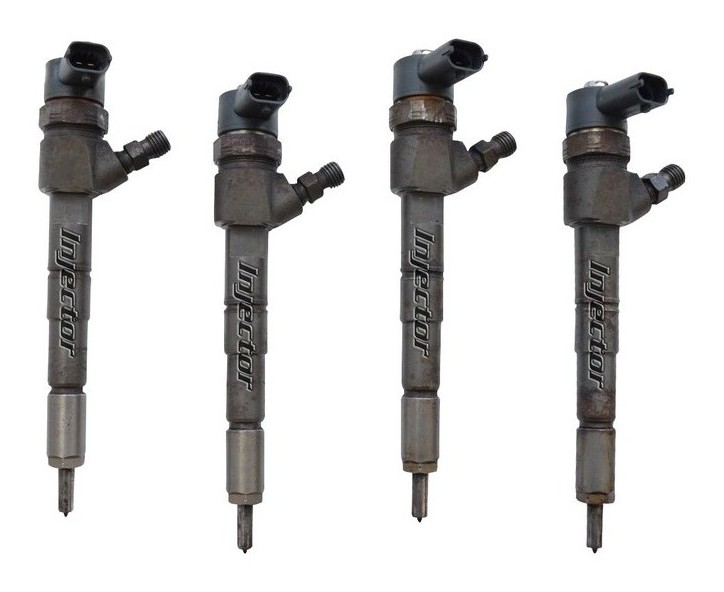 Saab 9-3 1.9 TiD 110 KW 150 HP jeu de 4 injecteurs d'occasion BOSCH 0445110243, 0445110391
