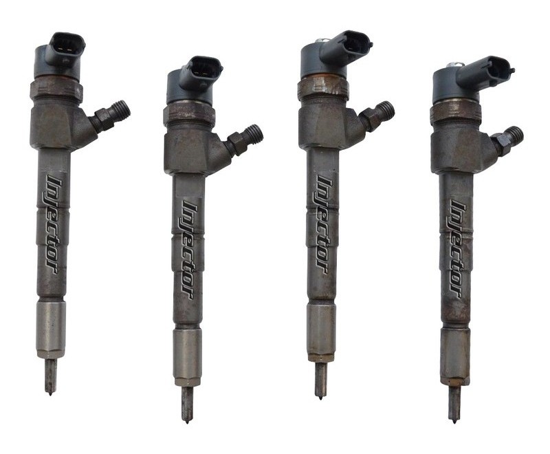 Alfa Romeo 159 2.4 JTDM 147 KW 200 HP jeu de 4 injecteurs d'occasion BOSCH 71792985, 71793290, 55192740