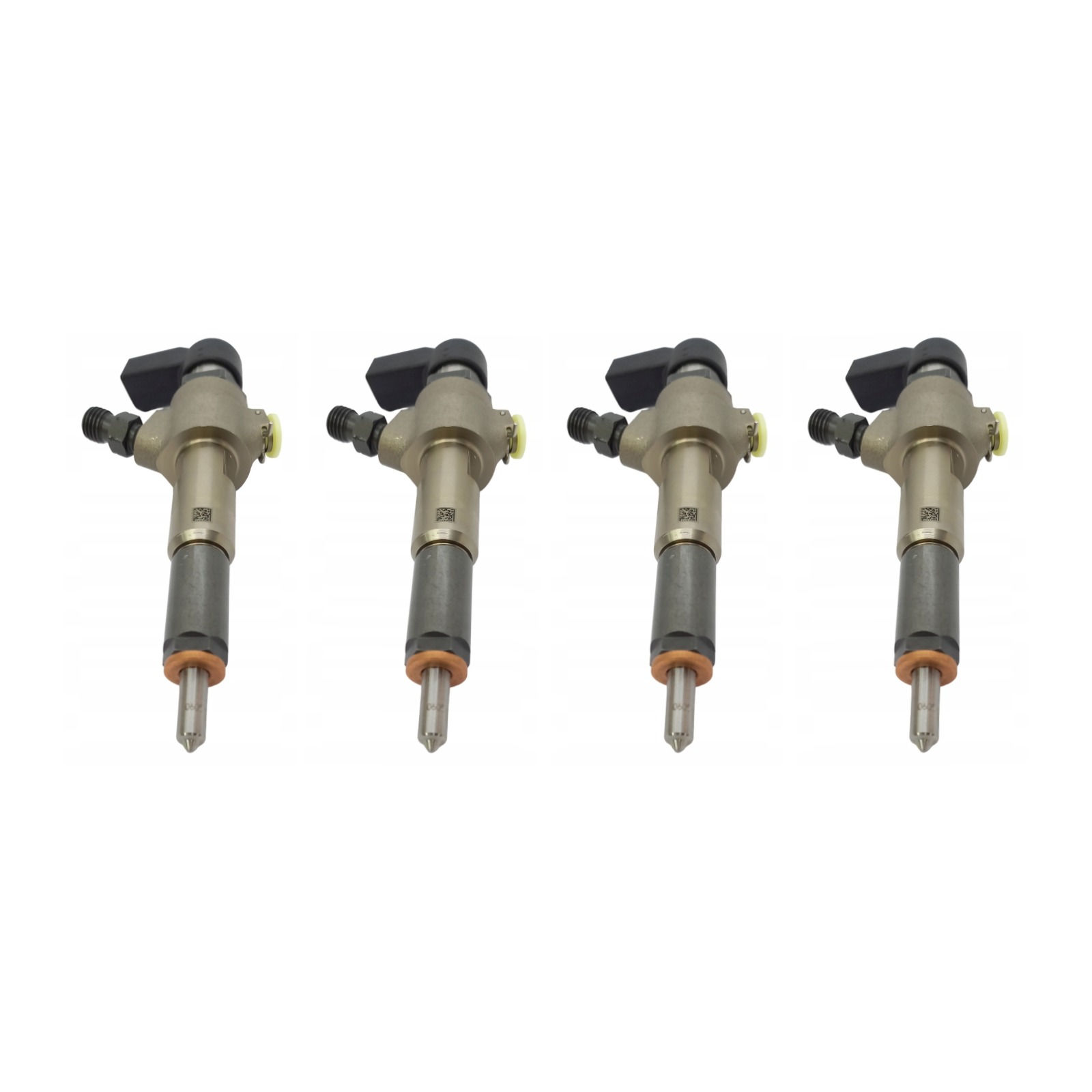 Ford Fusion 1.4 TDCi 50 KW 68 HP jeu de 4 injecteurs d'occasion VDO 2S6Q9F593BB, 2S6Q9F593AC