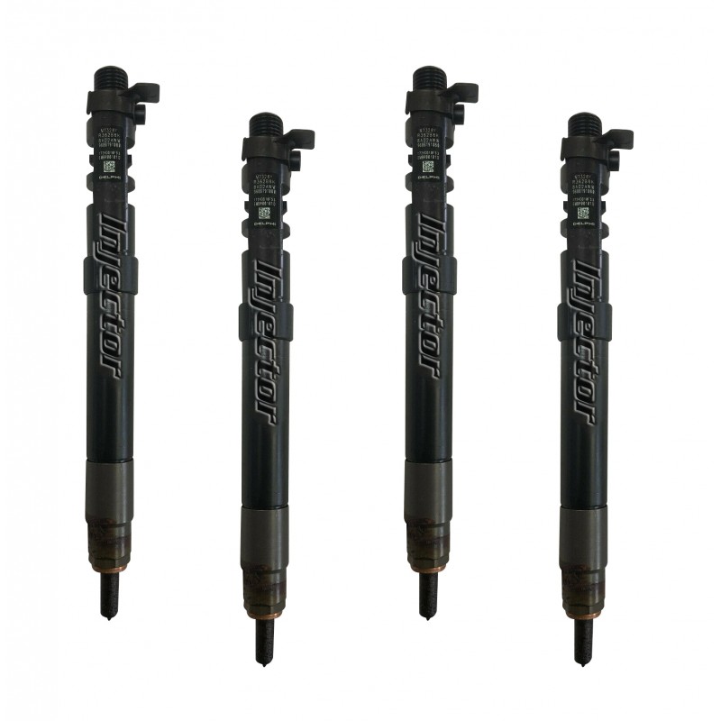 Ford C-max 2.0 TDCi 100 KW 136 HP DELPHI 1681997 jeu de 4 injecteurs d'occasion 9M5Q9F593BA