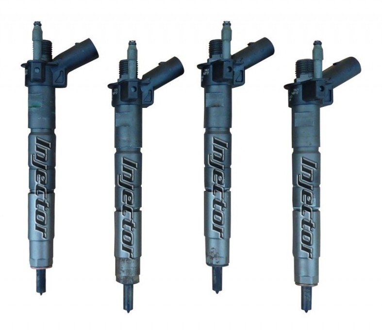Bmw 5 525 d 150 KW 204 HP BOSCH 7797877 7809190 jeu de 4 injecteurs d'occasion 13537805429