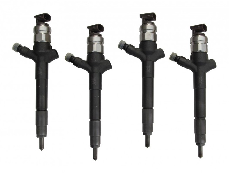 Mitsubishi Pajero 3.2 DI-D 118 KW 160 HP jeu de 4 injecteurs d'occasion DENSO 1465A054, 1465A279, 1465A351