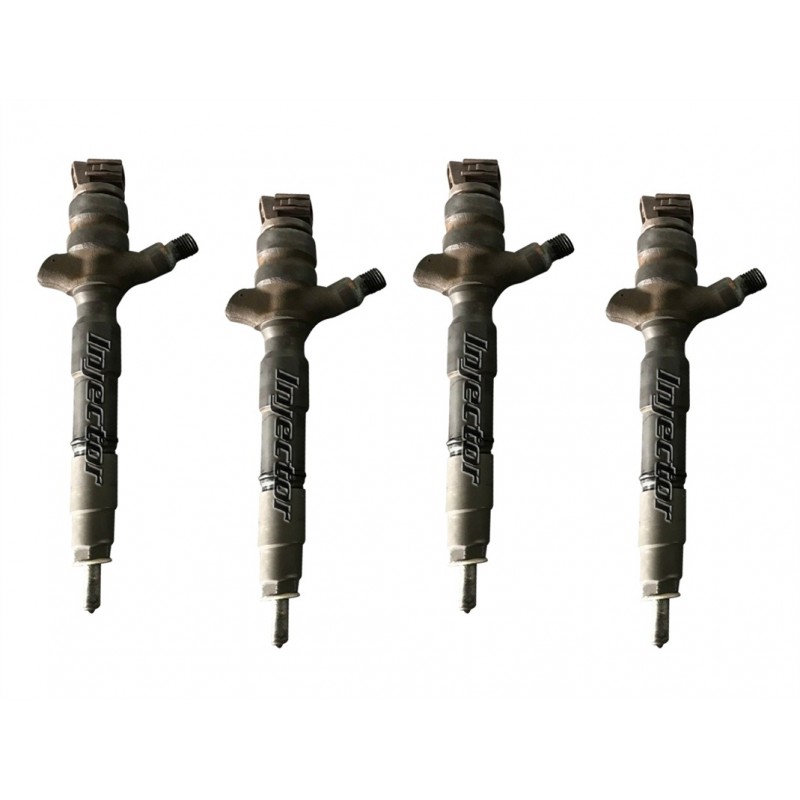 Toyota Hilux 3.0 D-4D 4x4 126 KW 171 HP DENSO 23670-39445 23670-30170 jeu de 4 injecteurs d'occasion 2367039445, 2367030170