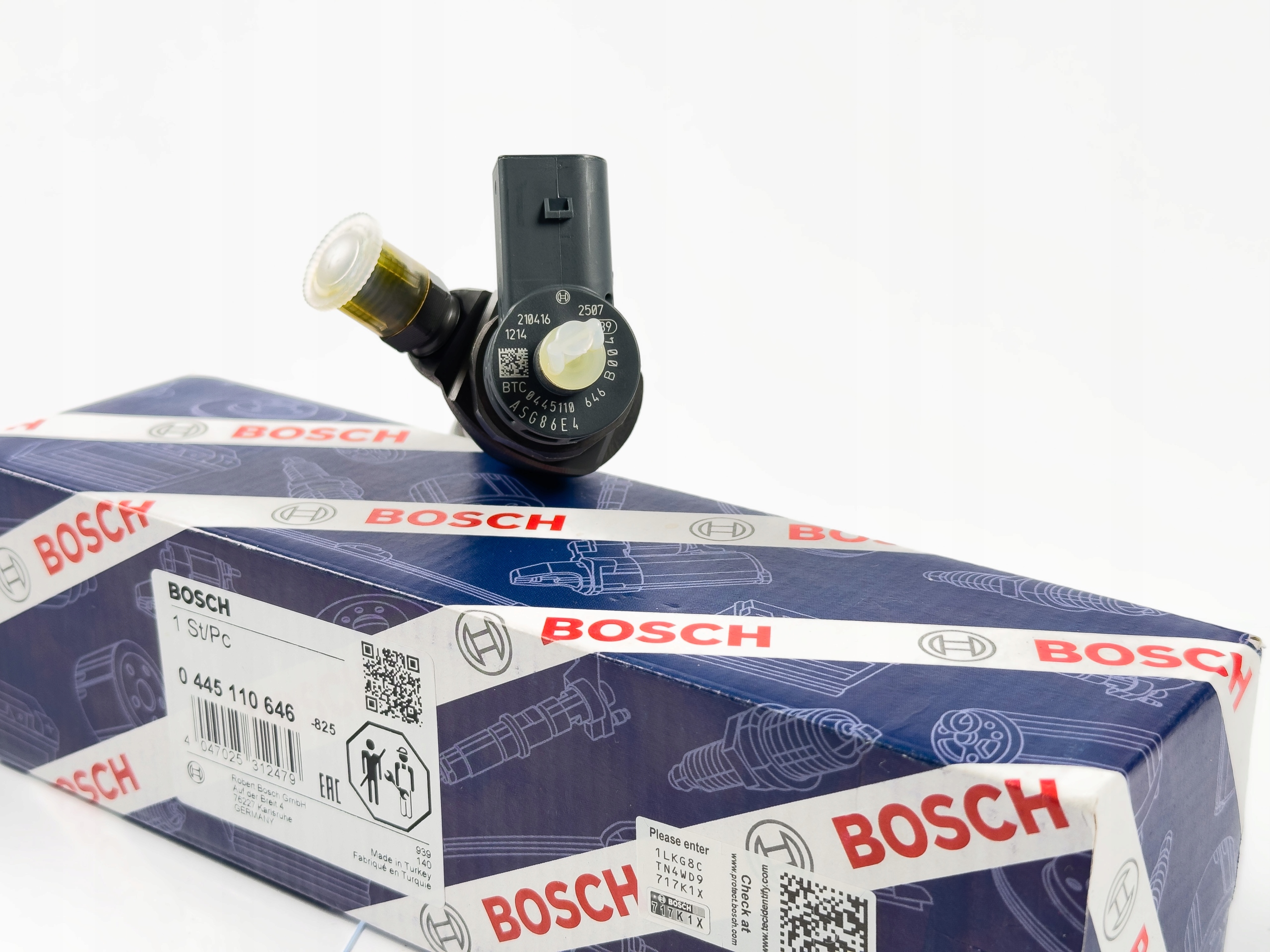 Audi A3 2.0 D Cffa Cffb Cfgb Clja 170 Hp sada 4 ks vstřikovačů Bosch 0445110368, En stock, taxe comprise — foto 5 z 8