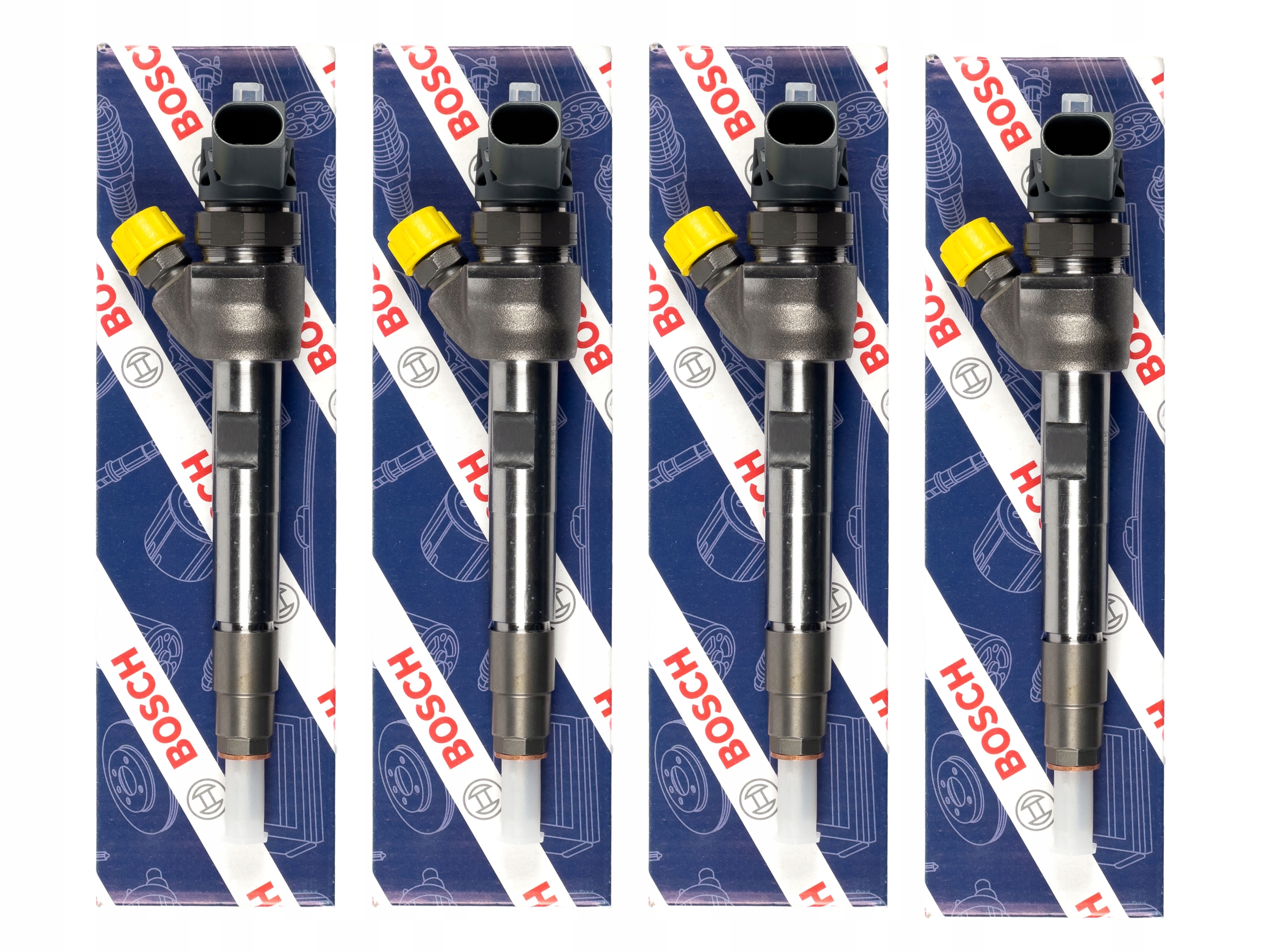 BMW X1 2.0 D 163 Hp jeu de 4 injecteurs N47D20C, Bosch 0445110382