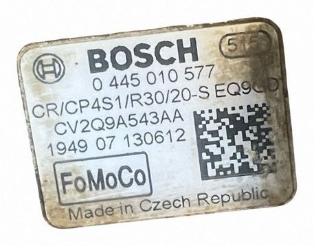 Ford Focus 1.6 d XWDB DYB 95 hp sada použitých vstřikovačů, vysokotlaké čerpadlo a lišta Bosch 0445110489, En stock, taxe comprise — foto 3 z 4